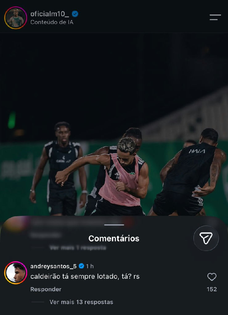 Andrey Santos interage com Matheus Gonçalves e agita torcida vascaína