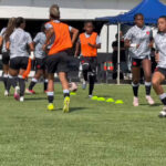 Aquecimento do Vasco Feminino Sub-17: preparação intensa para a final do Carioca