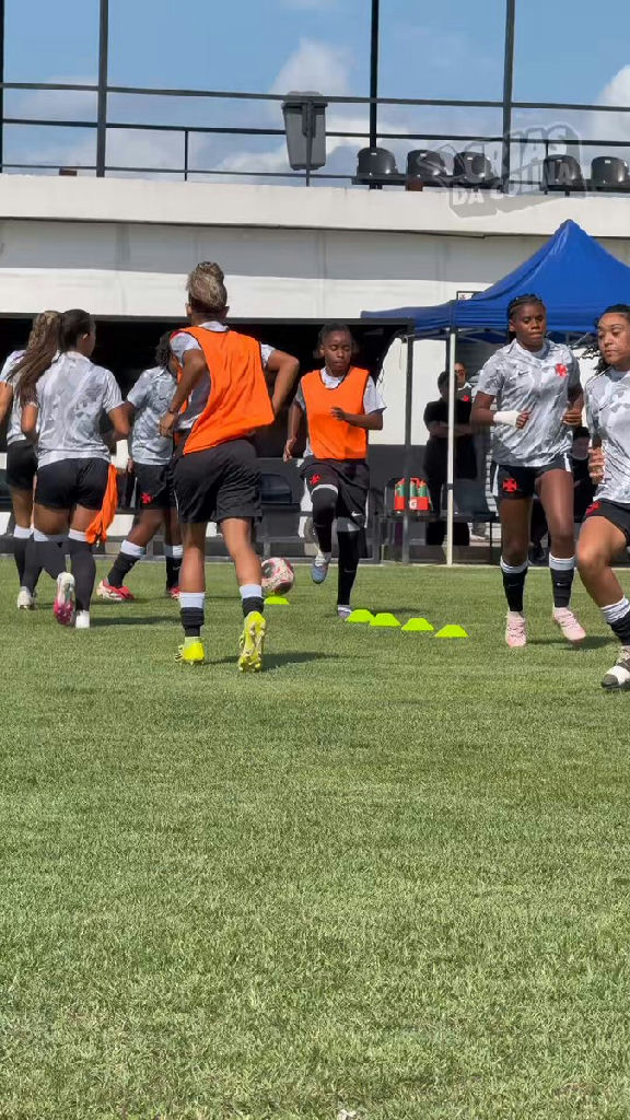 Aquecimento do Vasco Feminino Sub-17: preparação intensa para a final do Carioca