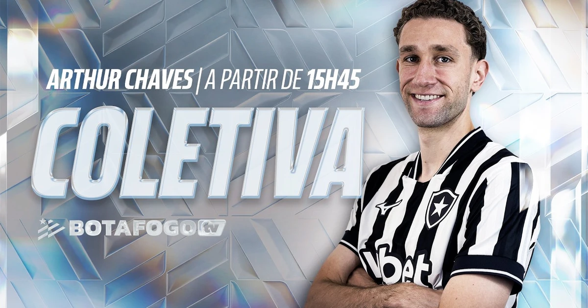 Arthur Chaves é apresentado oficialmente como novo reforço do Botafogo