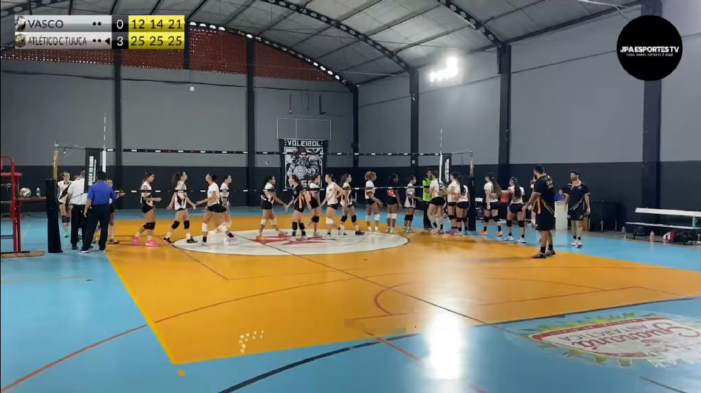 Atlético Tijuca domina e vence o Vasco no estadual sub-19 de vôlei feminino