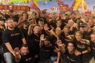 Autoridades de Roma identificam 14 torcedores por saudação fascista no Estádio Olímpico