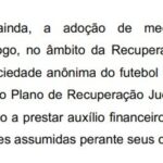 Auxiliares do Juízo propõem reforço financeiro da SAF em plano de recuperação