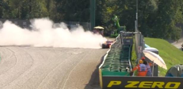 Batida de Charles Leclerc interrompe GP da Itália de Fórmula 1