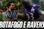 Botafogo abre as portas do CT Lonier para treino do Baltimore Ravens