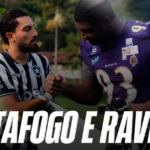 Botafogo abre as portas do CT Lonier para treino do Baltimore Ravens
