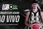 Botafogo e Bauru se enfrentam pela LDB com transmissão AO VIVO