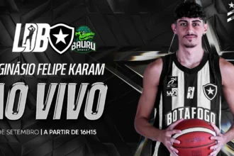 Botafogo e Bauru se enfrentam pela LDB com transmissão AO VIVO