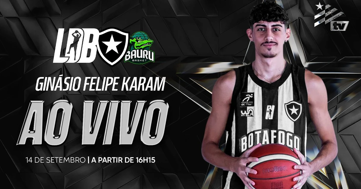 Botafogo e Bauru se enfrentam pela LDB com transmissão AO VIVO