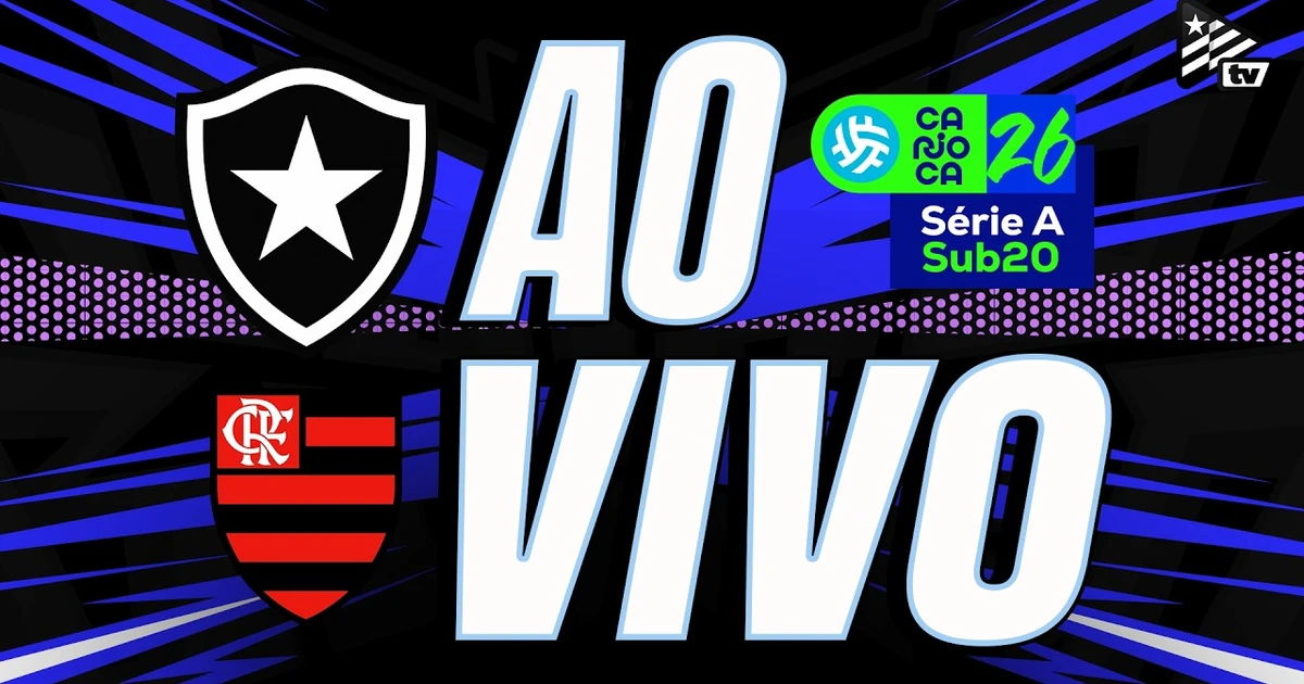 Botafogo e Flamengo medem forças pelo Campeonato Carioca Sub-20