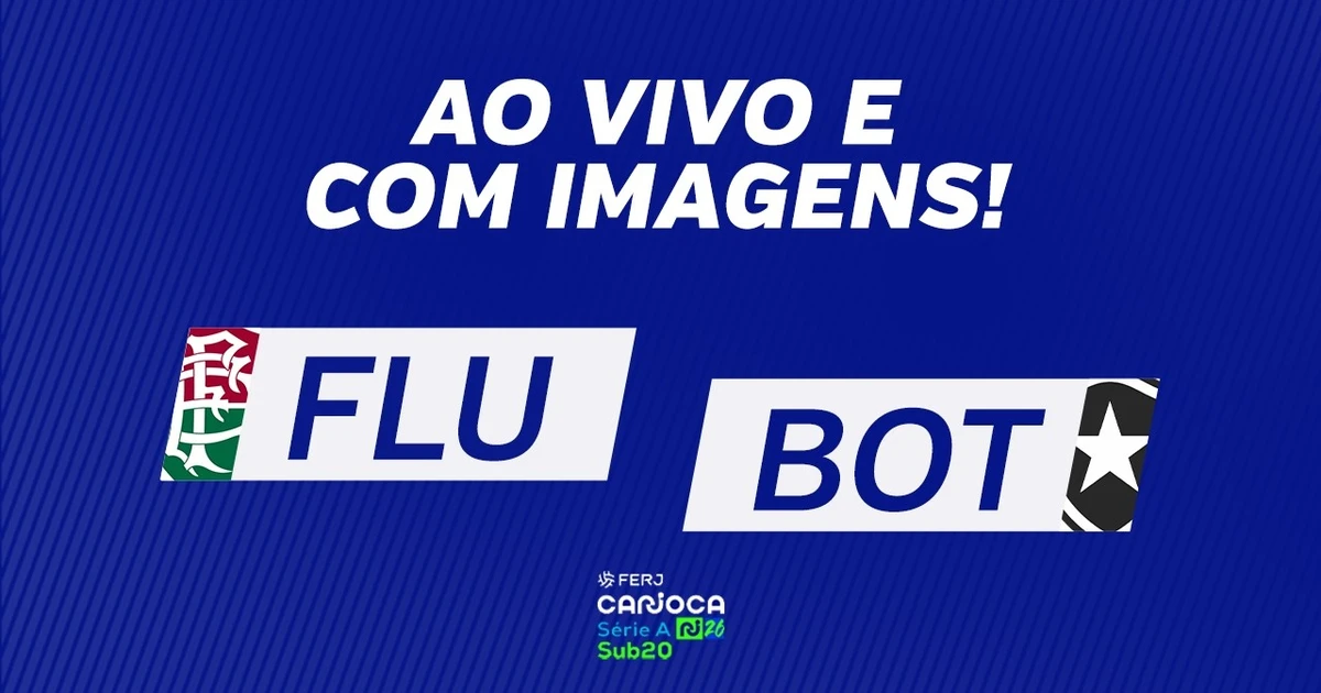 Botafogo e Fluminense se enfrentam pelo Campeonato Carioca Sub-20 em Xerém