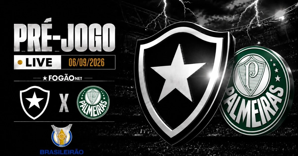 Botafogo e Palmeiras se enfrentam em duelo decisivo pelo Campeonato Brasileiro
