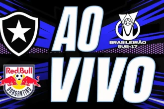 Botafogo e Red Bull Bragantino duelam pelo Brasileirão sub-17 no Nilton Santos
