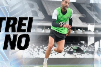 Botafogo encerra preparativos para duelo decisivo contra o Grêmio no Nilton Santos