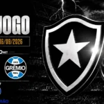 Botafogo enfrenta o Grêmio em duelo decisivo pela 21ª rodada do Brasileirão