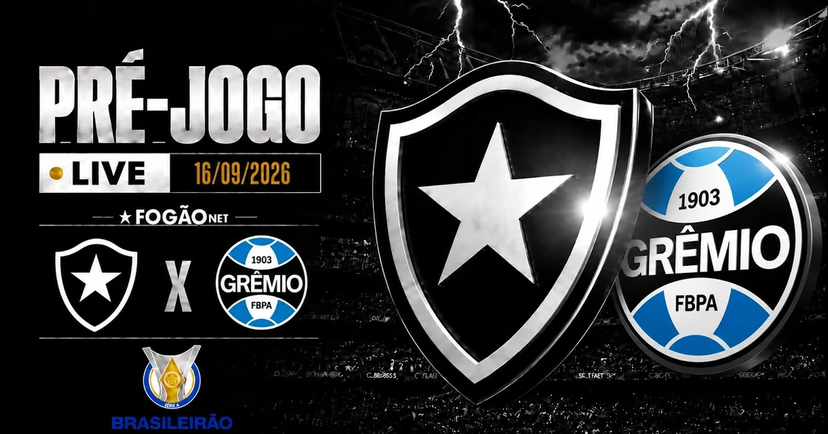 Botafogo enfrenta o Grêmio em duelo decisivo pela 21ª rodada do Brasileirão