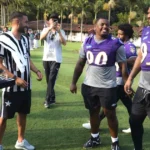 Botafogo fortalece laços com a NFL após receber treino do Baltimore Ravens no Rio
