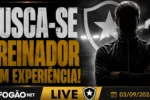 Botafogo intensifica procura por treinador experiente enquanto lida com desfalque de Alex Telles