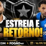Botafogo prepara estreia de Arthur Chaves e retorno de Arthur Cabral contra o Grêmio