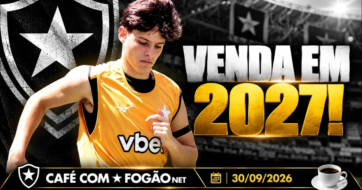 Botafogo projeta venda de Álvaro Montoro para 2027 visando valorização do atleta