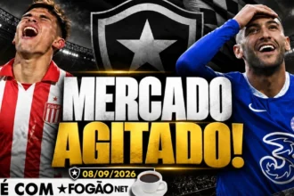 Botafogo recebe Hakim Ziyech no Rio e intensifica negociações por Matheus Gonçalves