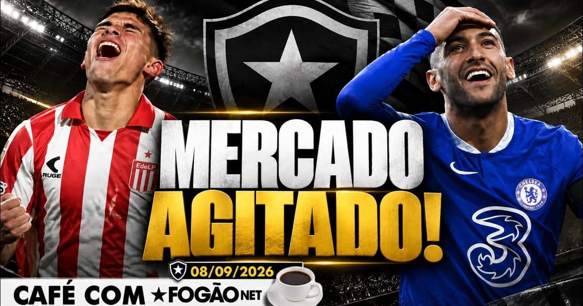 Botafogo recebe Hakim Ziyech no Rio e intensifica negociações por Matheus Gonçalves