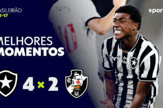 Botafogo vence Vasco por 4 a 2 em clássico emocionante do Brasileirão Sub-17 de 2026