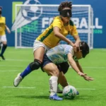 Brasil conquista medalha de prata na Copa América de futebol de cegas