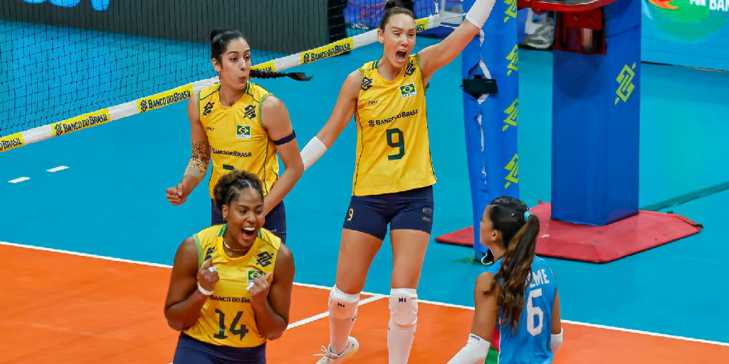 Brasil conquista vaga olímpica para Los Angeles 2028 no vôlei feminino