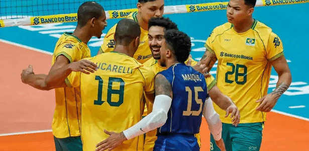 Brasil domina Colômbia e mantém invencibilidade no Sul-americano de vôlei