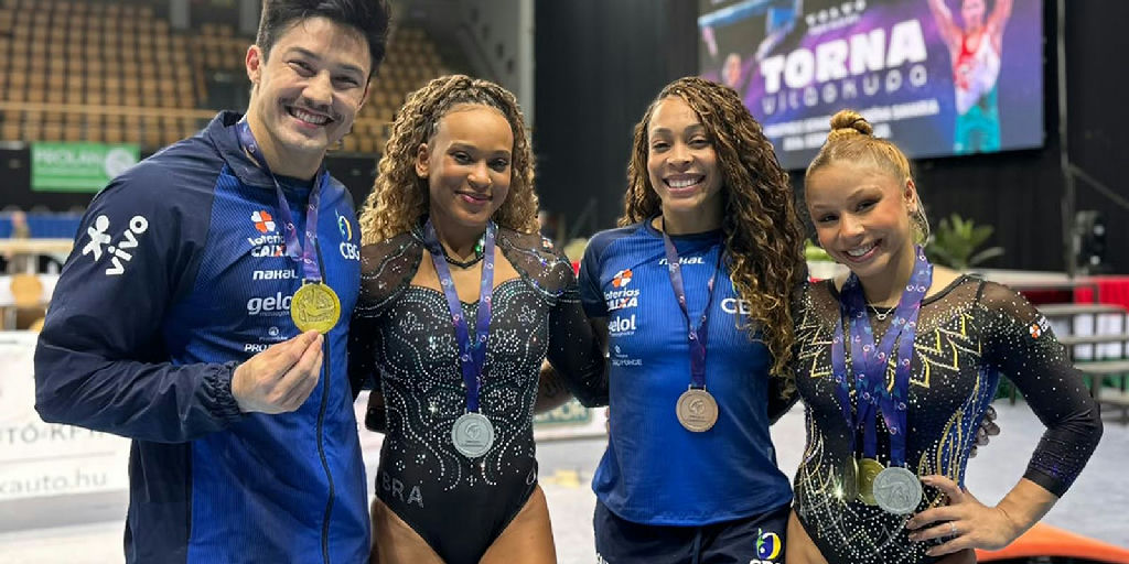 Brasil encerra Copa do Mundo de ginástica artística com cinco medalhas