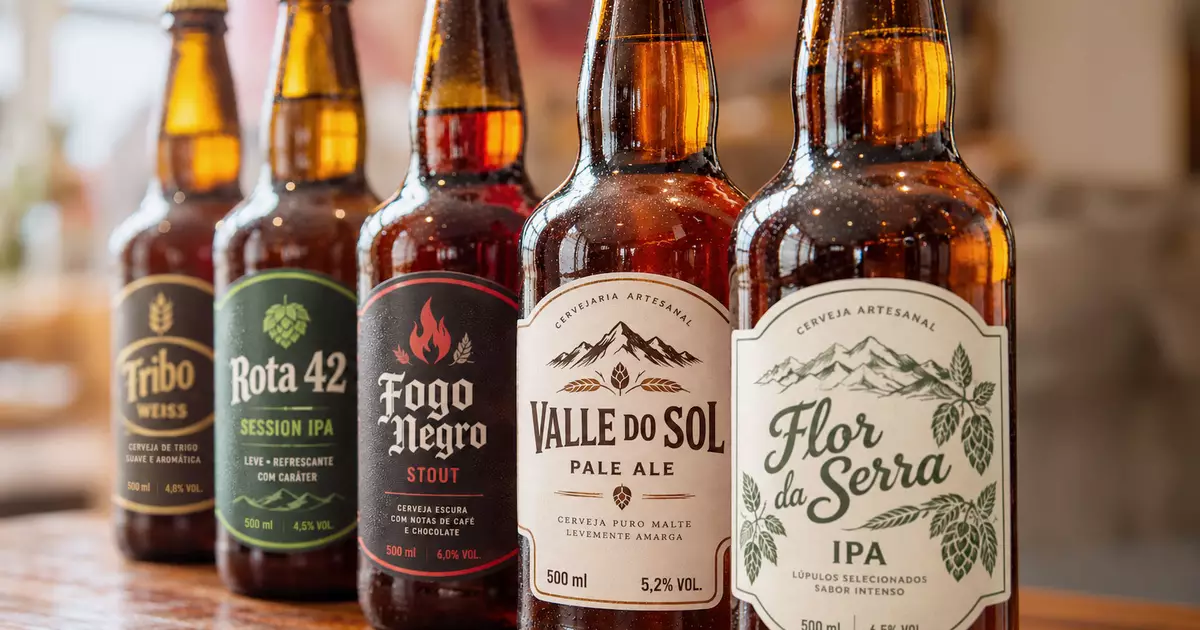 Cervejarias artesanais impulsionam demanda por rótulos personalizados no Brasil