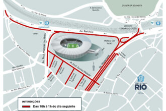 Cet-rio define esquema de trânsito para clássico entre Fluminense e Vasco no Maracanã