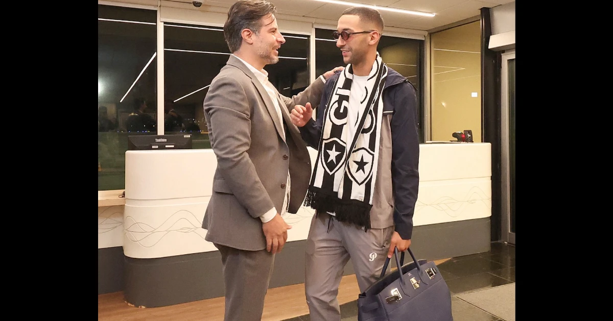 Chay avalia chegada de Ziyech ao Botafogo como positiva para o futebol nacional