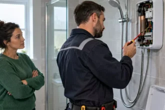 Chuveiro queimado em noite fria: como agir com segurança e evitar riscos elétricos