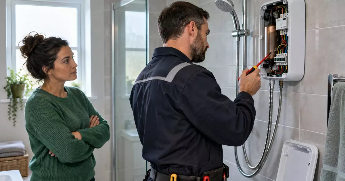 Chuveiro queimado em noite fria: como agir com segurança e evitar riscos elétricos