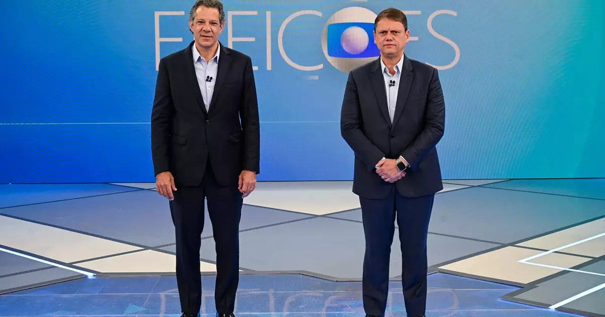 Clima tenso e isolamento marcam bastidores de debate entre Tarcísio e Haddad em São Paulo