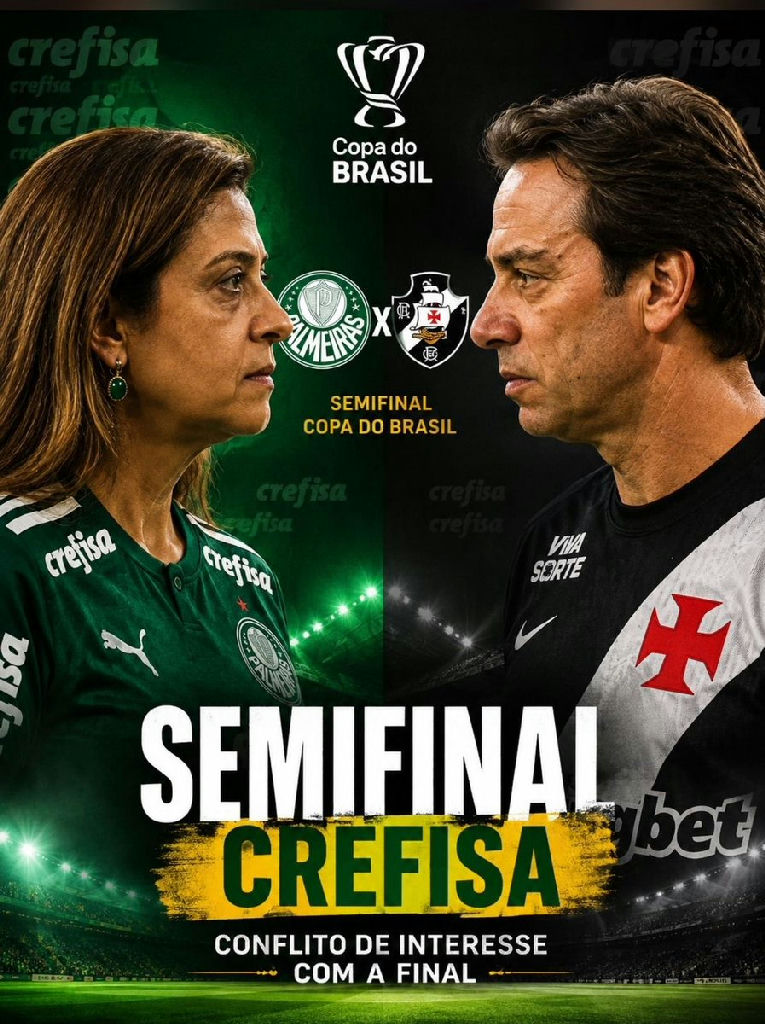 Crefisa no centro de projeção para semifinal da Copa do Brasil com Palmeiras e Vasco