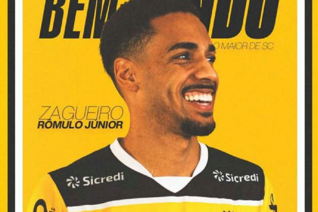 Criciúma oficializa a contratação do zagueiro Rômulo Júnior para o setor defensivo