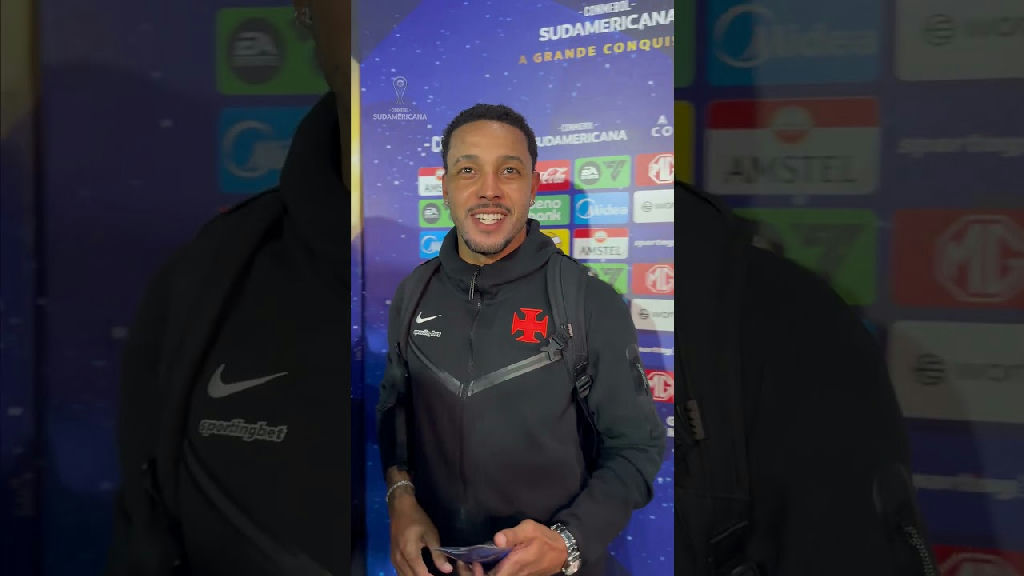 David celebra gol pelo Vasco na Copa Sul-americana com pedido de música