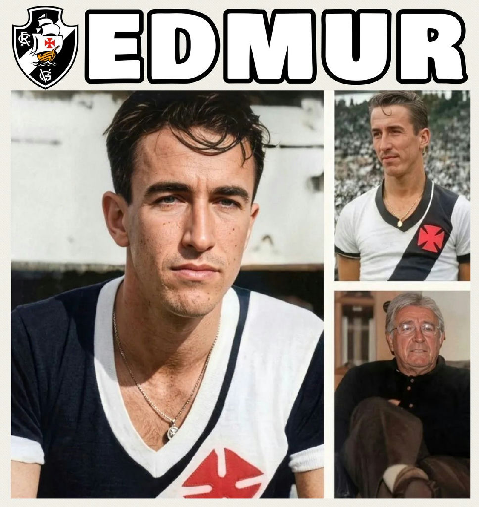 Edmur: a trajetória do atacante que marcou época no Vasco da Gama