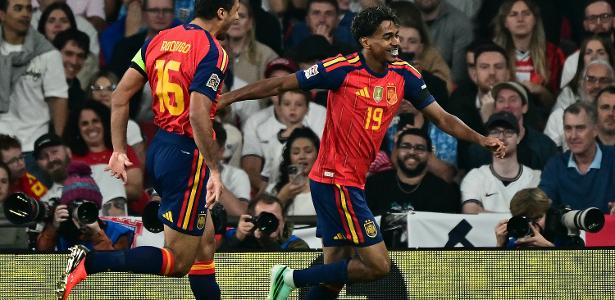 Espanha supera Inglaterra em Wembley com virada histórica na Liga das Nações