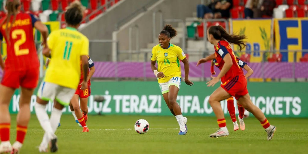 Espanha vence Brasil por 1 a 0 e elimina a seleção nas quartas da Copa Feminina sub-20