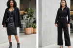 Estratégias de moda para dominar o look preto com sofisticação e texturas variadas