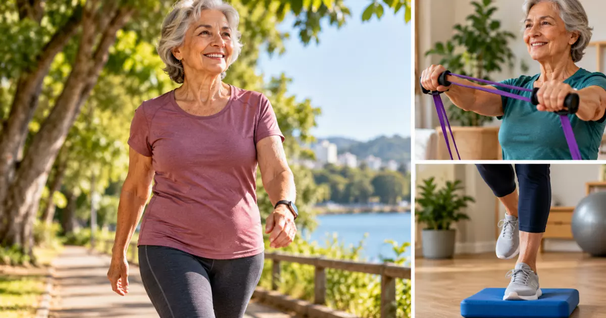 Exercícios após os 60 anos: como diversificar a rotina além da caminhada