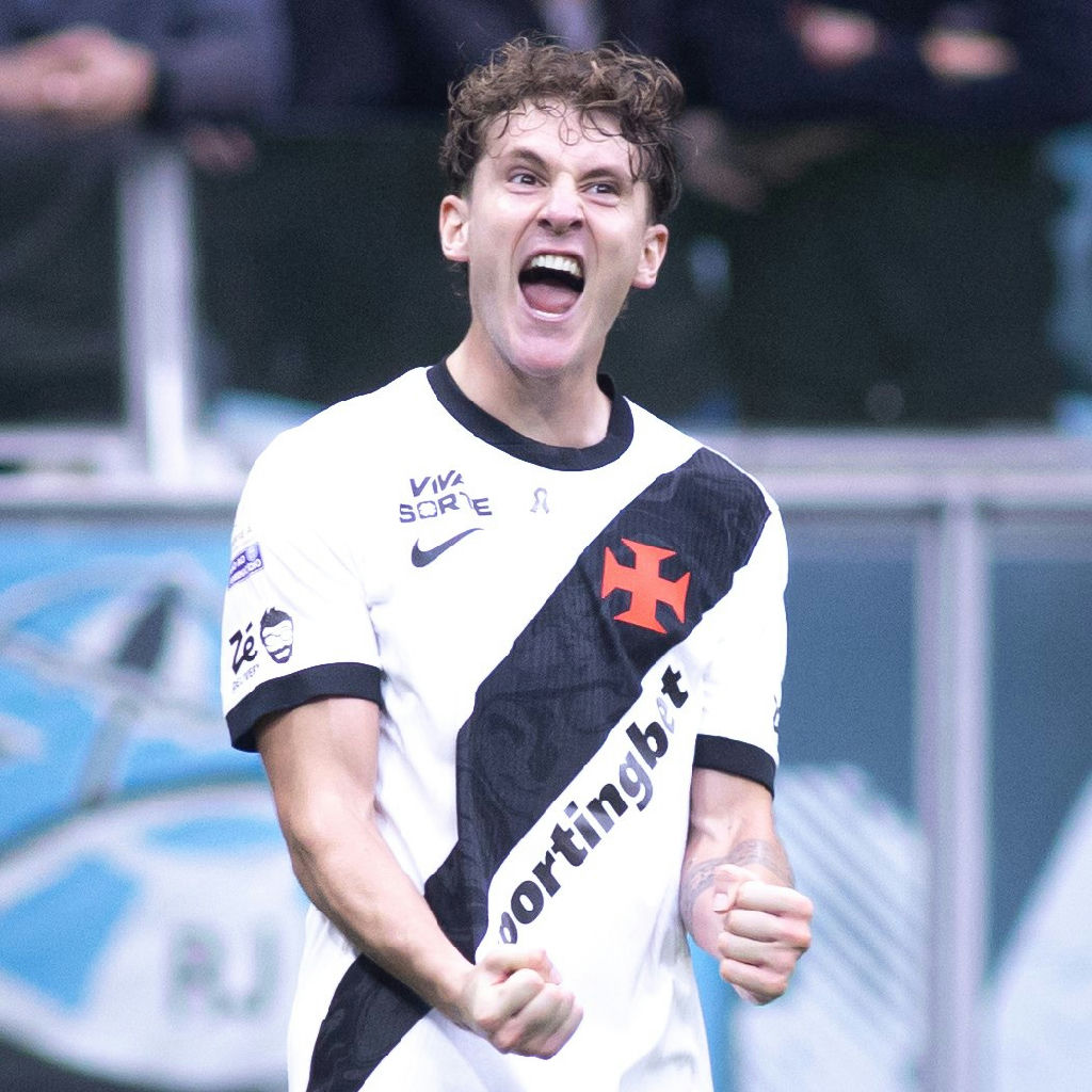 Facundo Colidio assume protagonismo ofensivo e lidera estatísticas no Vasco