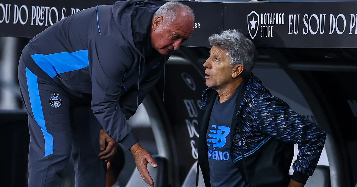 Felipão critica arbitragem após derrota do Grêmio para o Botafogo