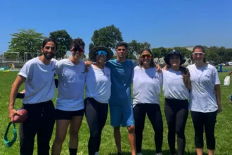 Flag Football: atletas do Vasco Almirantes atuam como treinadores em iniciativa da NFL no Rio