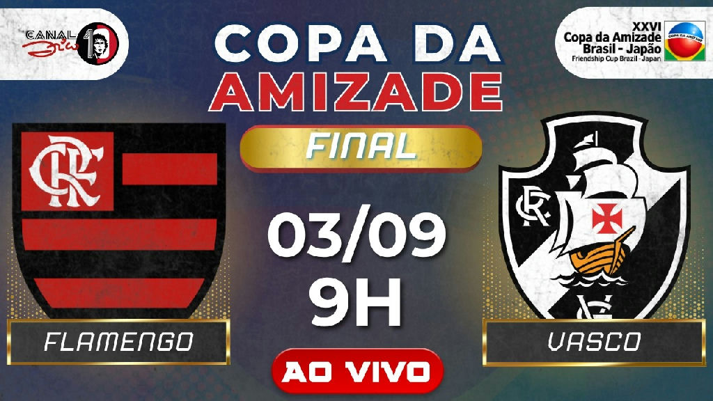 Flamengo e Vasco decidem o título da XXVI Copa da Amizade Brasil-japão