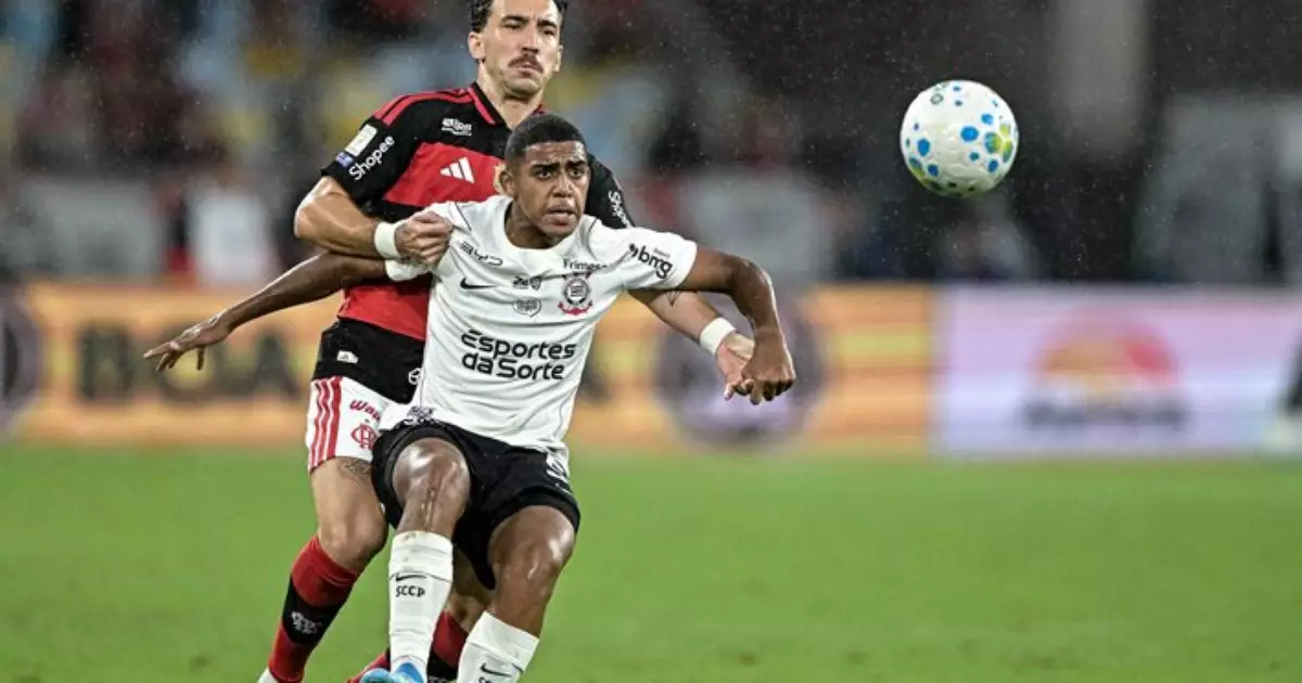 Flamengo vence Corinthians no Maracanã com gol decisivo de Bruno Henrique